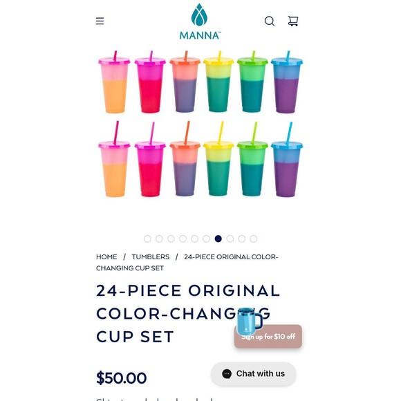 Bulk Manna Color Changing Cups 24 pack - cricut cup maker - Picture 2 of 4